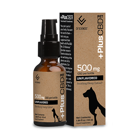 PET CBD OIL 500MG UNFLAVORED